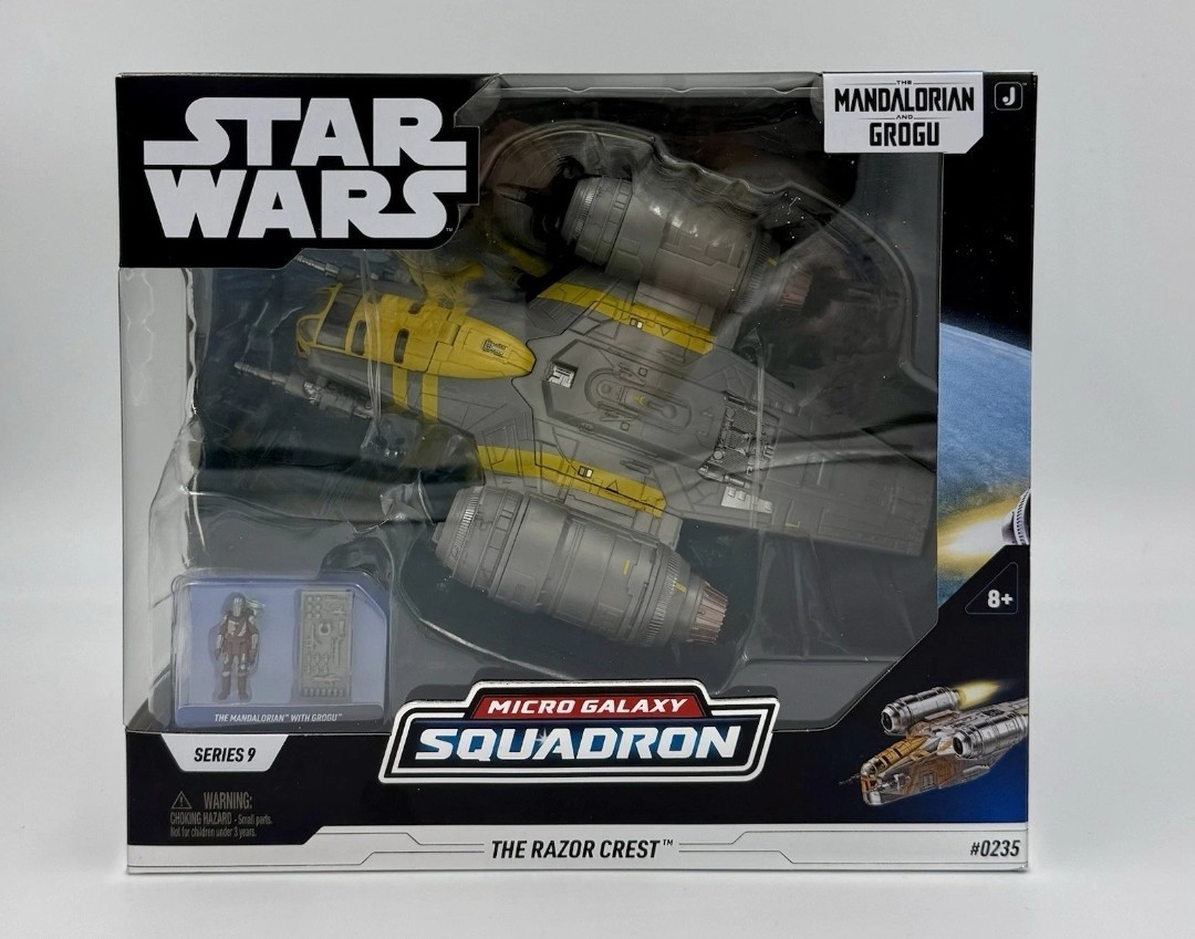 Star Wars Micro Galaxy Squadron The Razor Crest 0235 Mandolorian And Grogu NIB