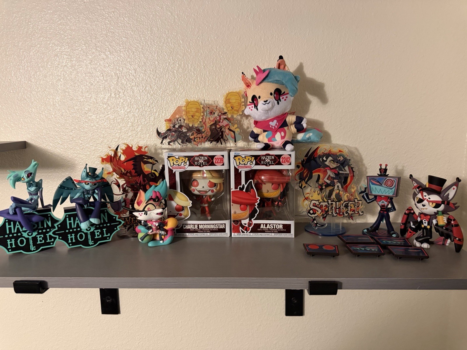 Hazbin hotel & helluva boss Lot. Acrylic Standees, Youtooz, Funko, And Figures