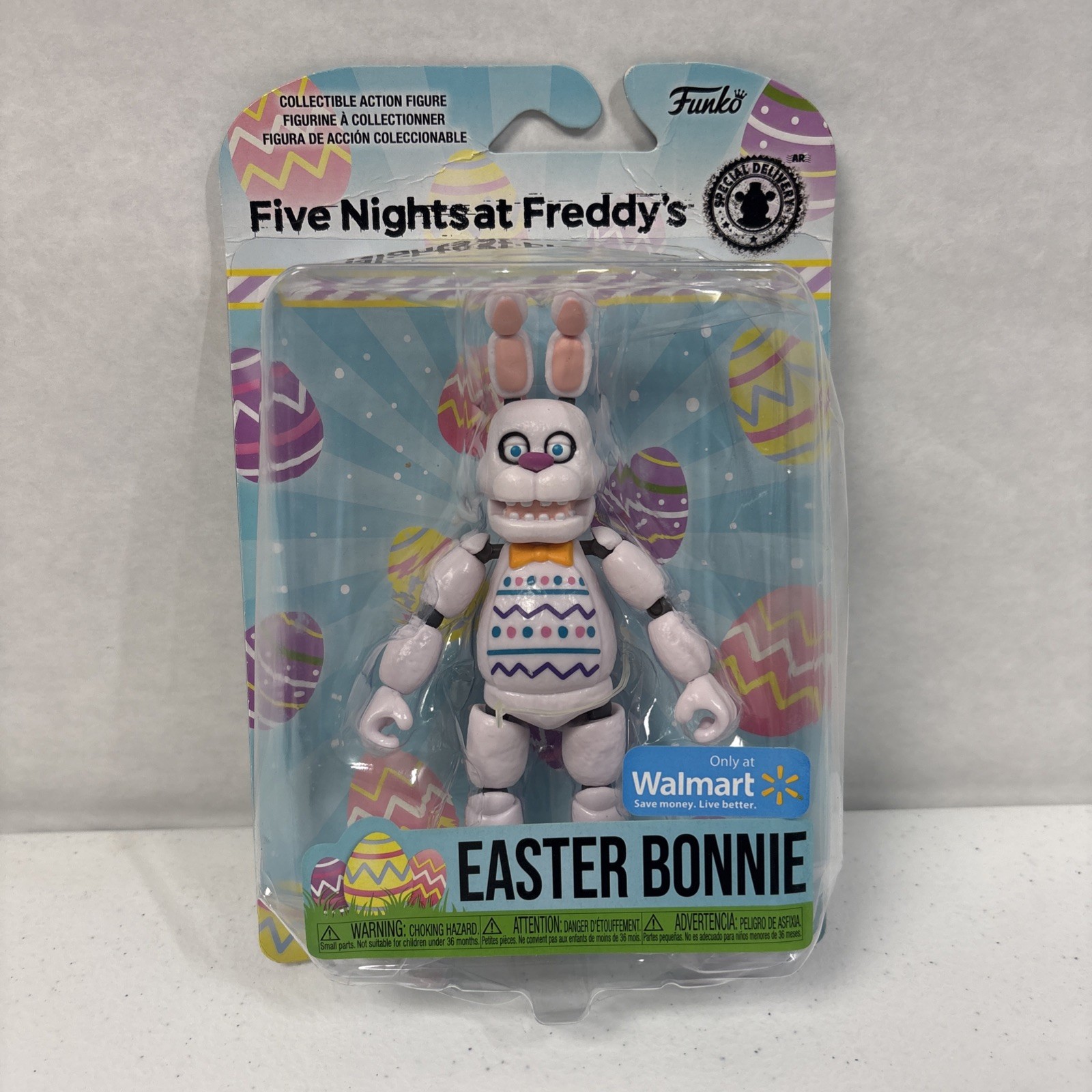 Funko Five Nights at Freddy&rsquo;s FNAF EASTER BONNIE Walmart Exclusive Dmgd Pkg