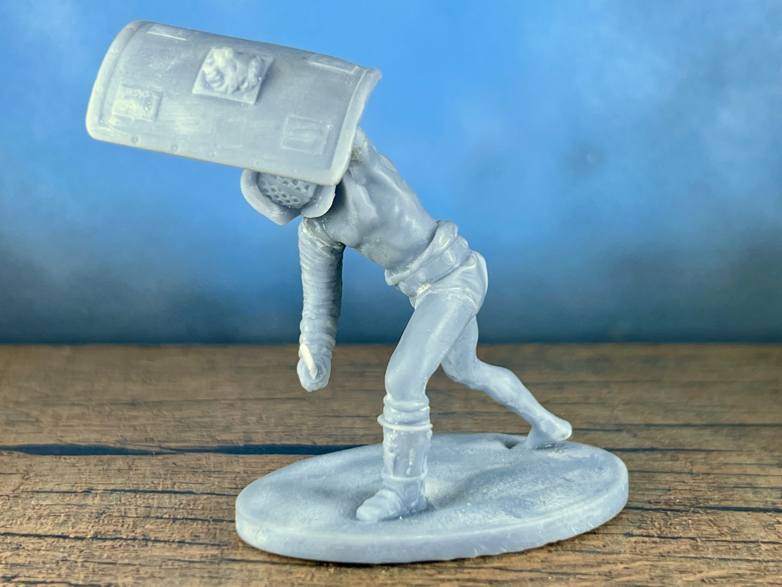 Handcrafted Gladiator Resin Figurine 80mm Collectible Sculpture