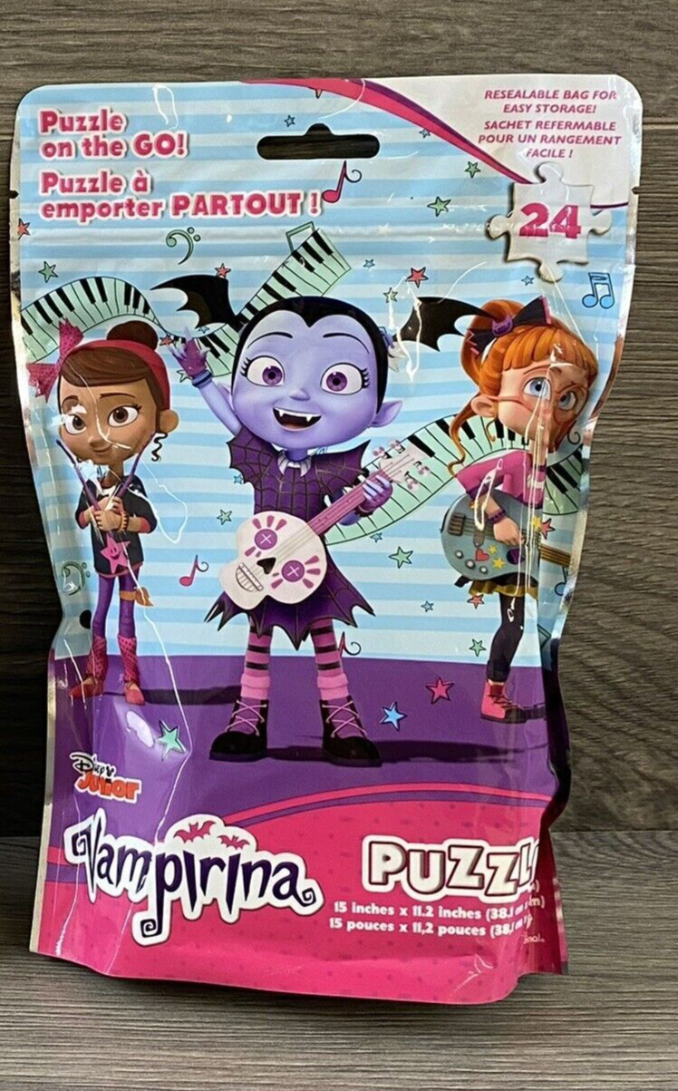 Vampirina Puzzle On The Go! Resealable Bag 24 Pieces 15&Prime; x 11.2&Prime; New