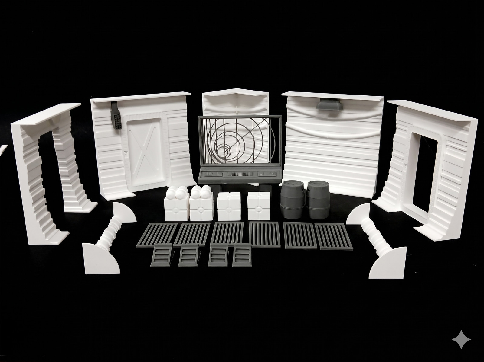 MODULAR HOTH ECHO BASE 1:18 3.75  » scale figure DIORAMA DISPLAY star wars