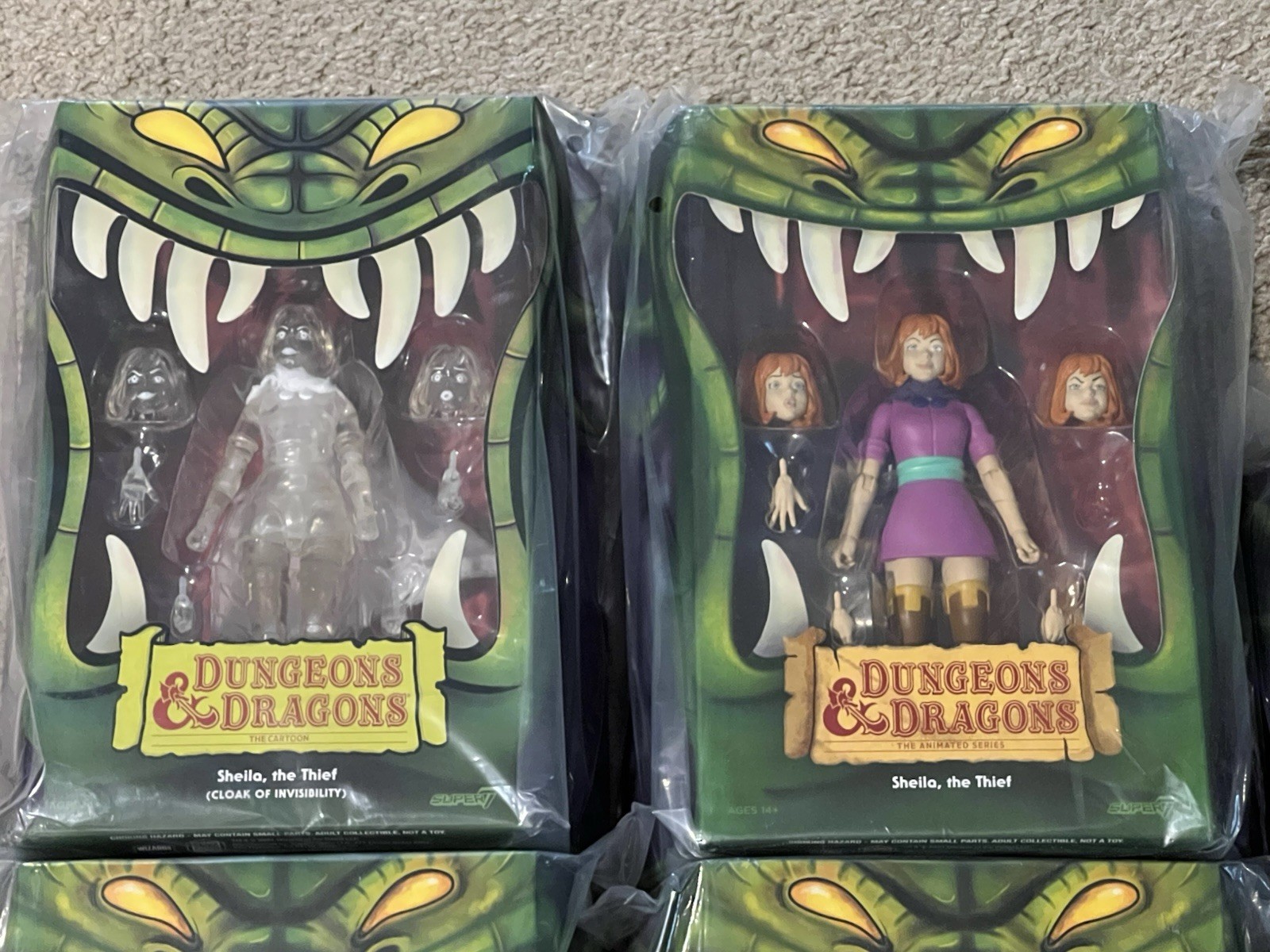 Super7 Ultimates DUNGEONS AND DRAGONS Animated 5 Figures & SDCC Exclusives NEW!