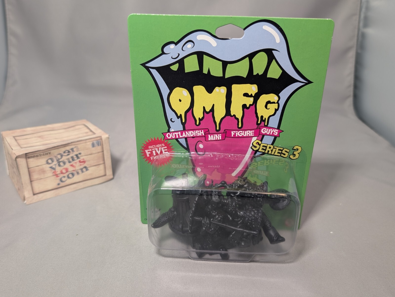 Brand New October Toys OMFG Series 3 Kickstarter Exclusive Black MUSCLE