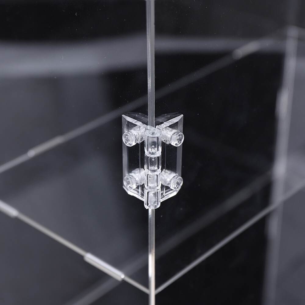 Acrylic Display Case Clear for 3Tier Dustproof Toy Showcase Holder Display Shelf