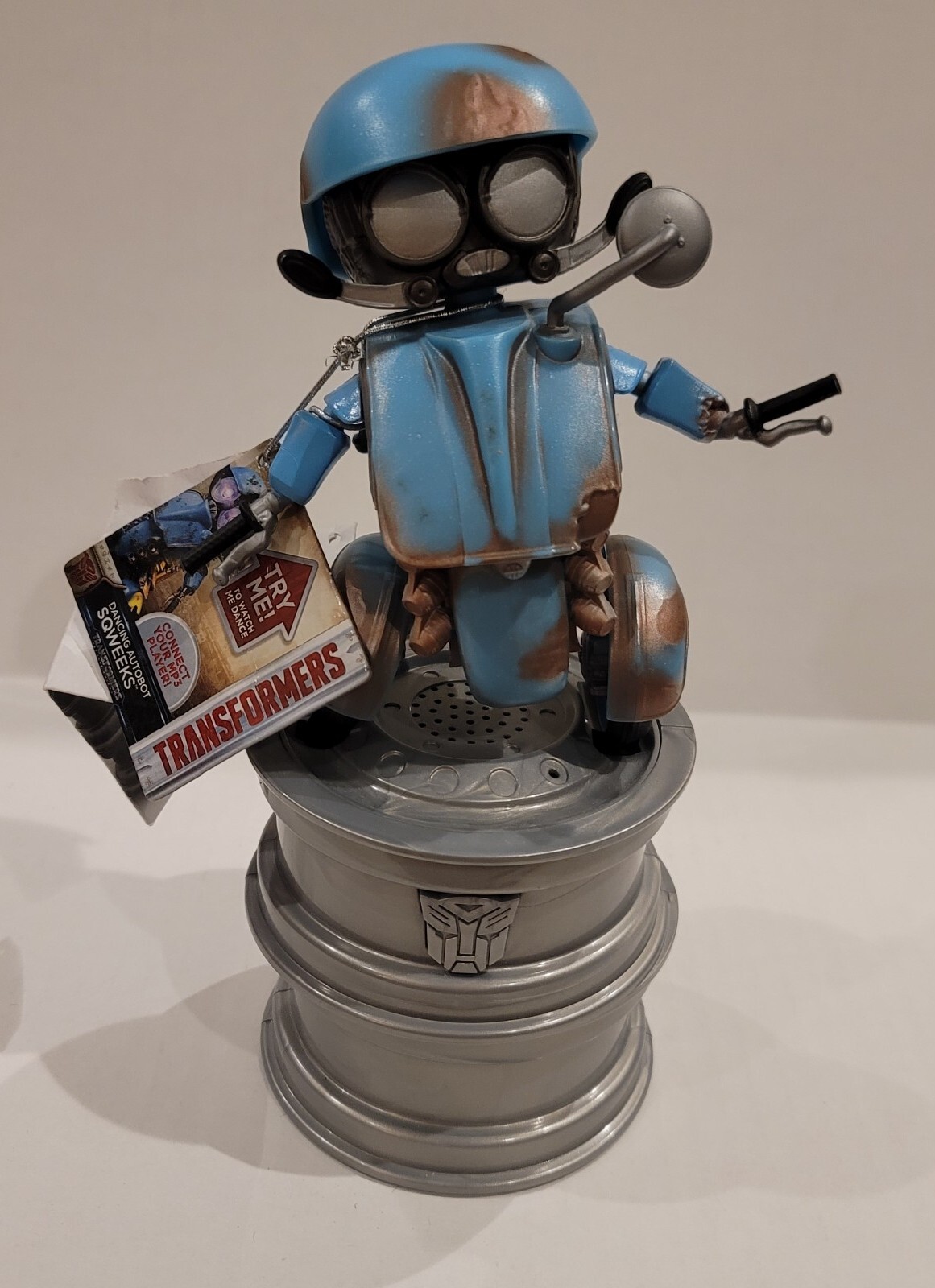 Transformers Dancing Sqweeks Autobot Figure Model TF-408 Music Motion Activated