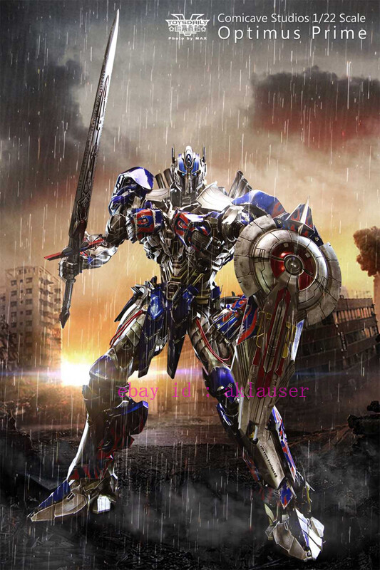 Comicave 1/22 Knight Optimus Prime Alloy Led Version Action Figure Model Stock