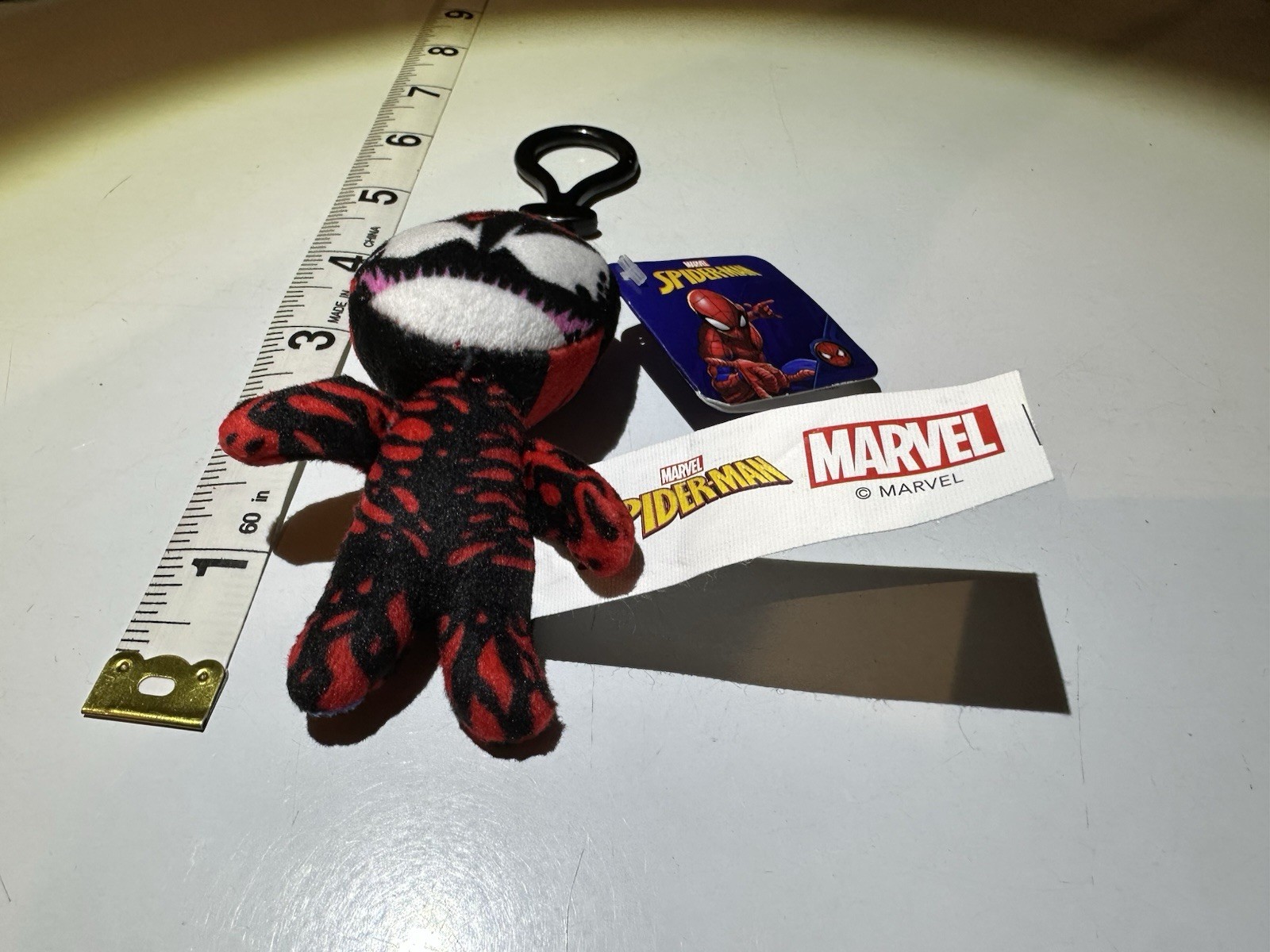 Carnage Plush Keychain Accessory Spiderman Villain 3.5 inch Marvel Good Stuff