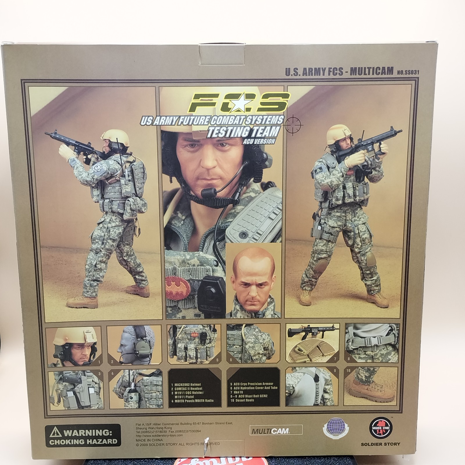 1/6 FCS US Army Future Systems Testing Team Acu Version Action Figure SS031