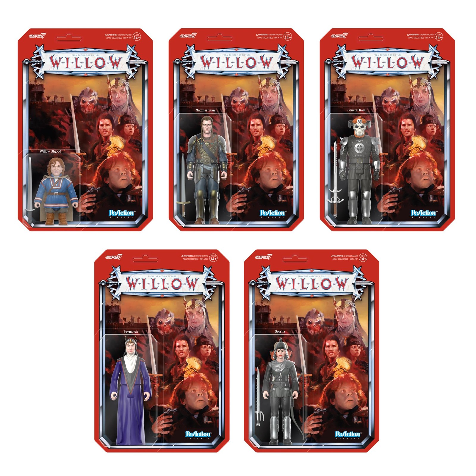 Super7 Willow General Kael Action Figure Multicolor 3.75 Inch Collectible Toy