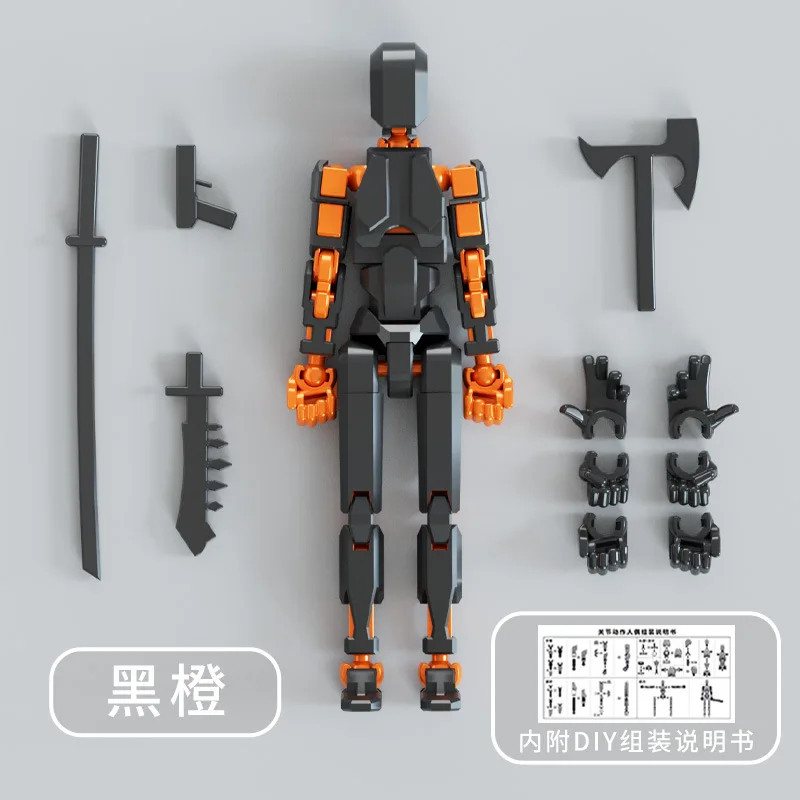 3D Printed Dummy 13 Shapeshift Robot Multi-Jointed Movable Action Figure Toy
