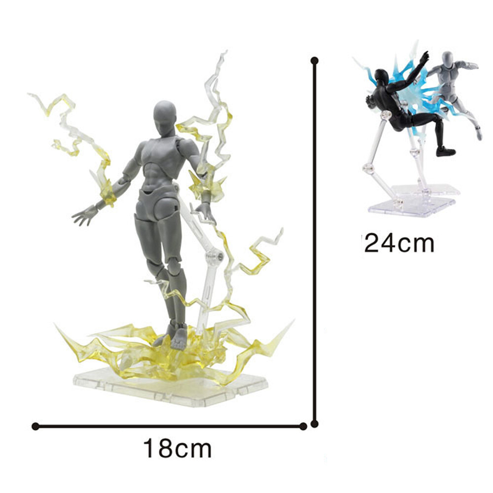 For Model Tamashii Effect Lightning Thunder 1/12 Figma Figure Stand Holder Base
