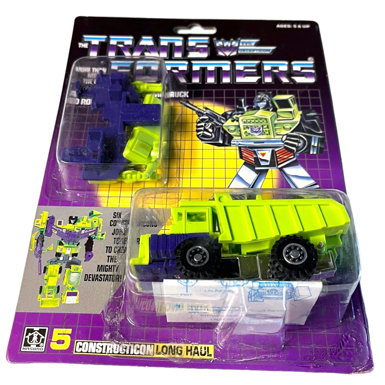 Transforming Constructicon Long Haul Vintage G1 Style Reproduction Devastator