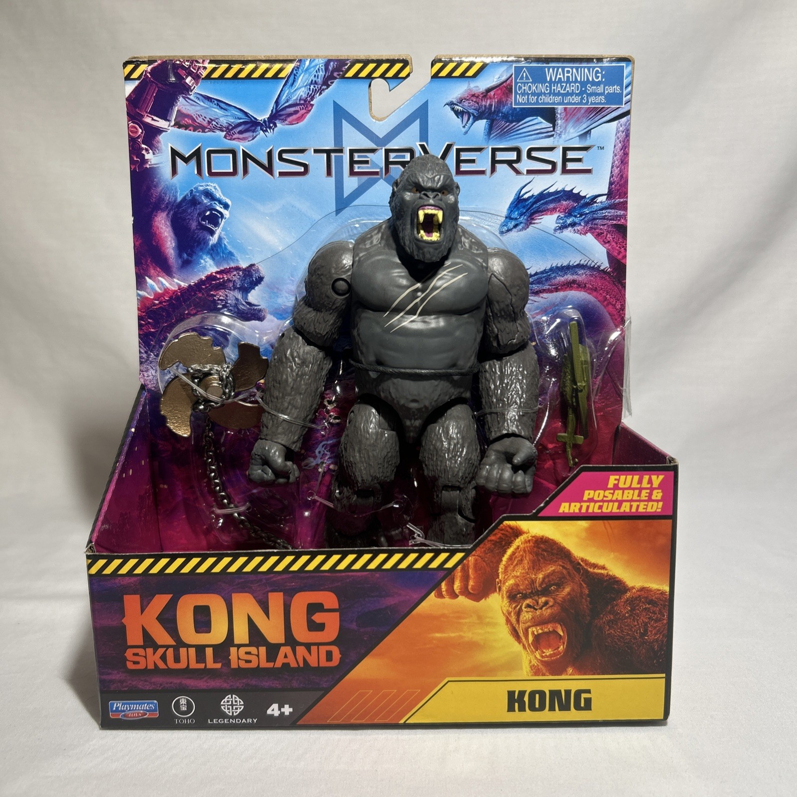 New MonsterVerse Kong Skull Island 2025 KONG 6&Prime; Action Figure Toy Playmates