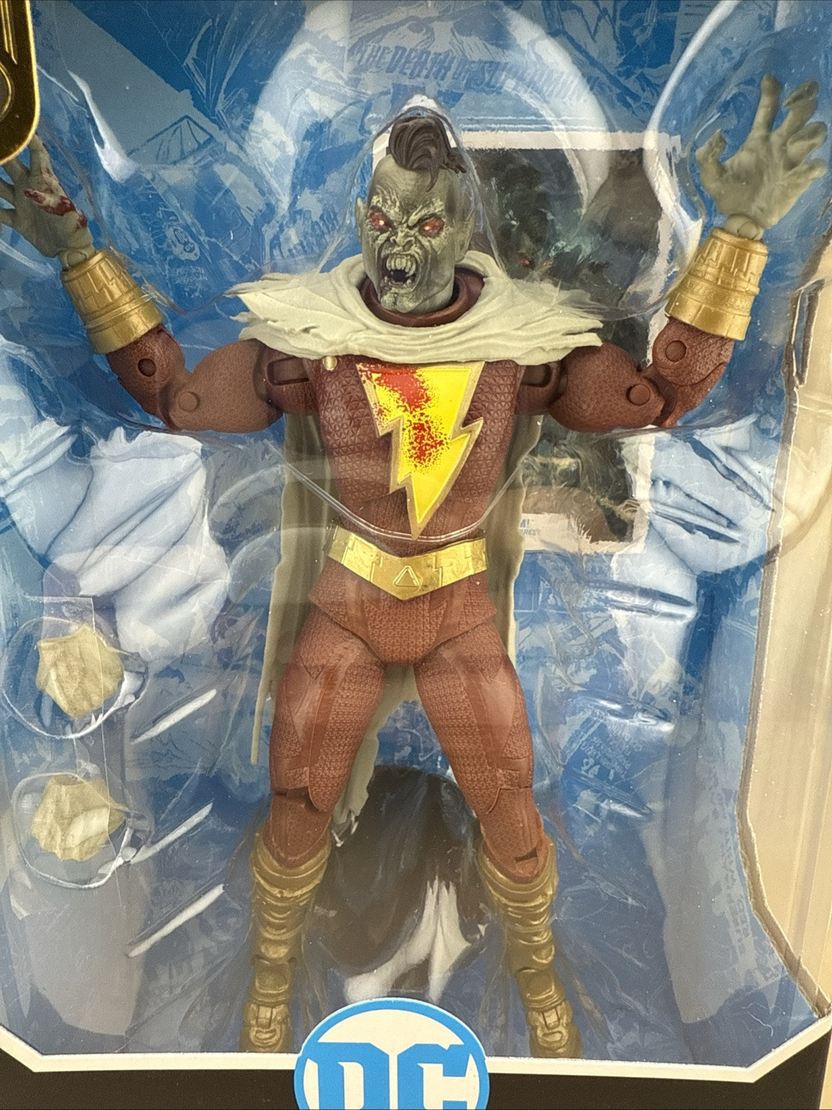 DC McFarlane Multiverse Shazam DC vs Vampires Gold Label 7&Prime; Walmart Exclusive