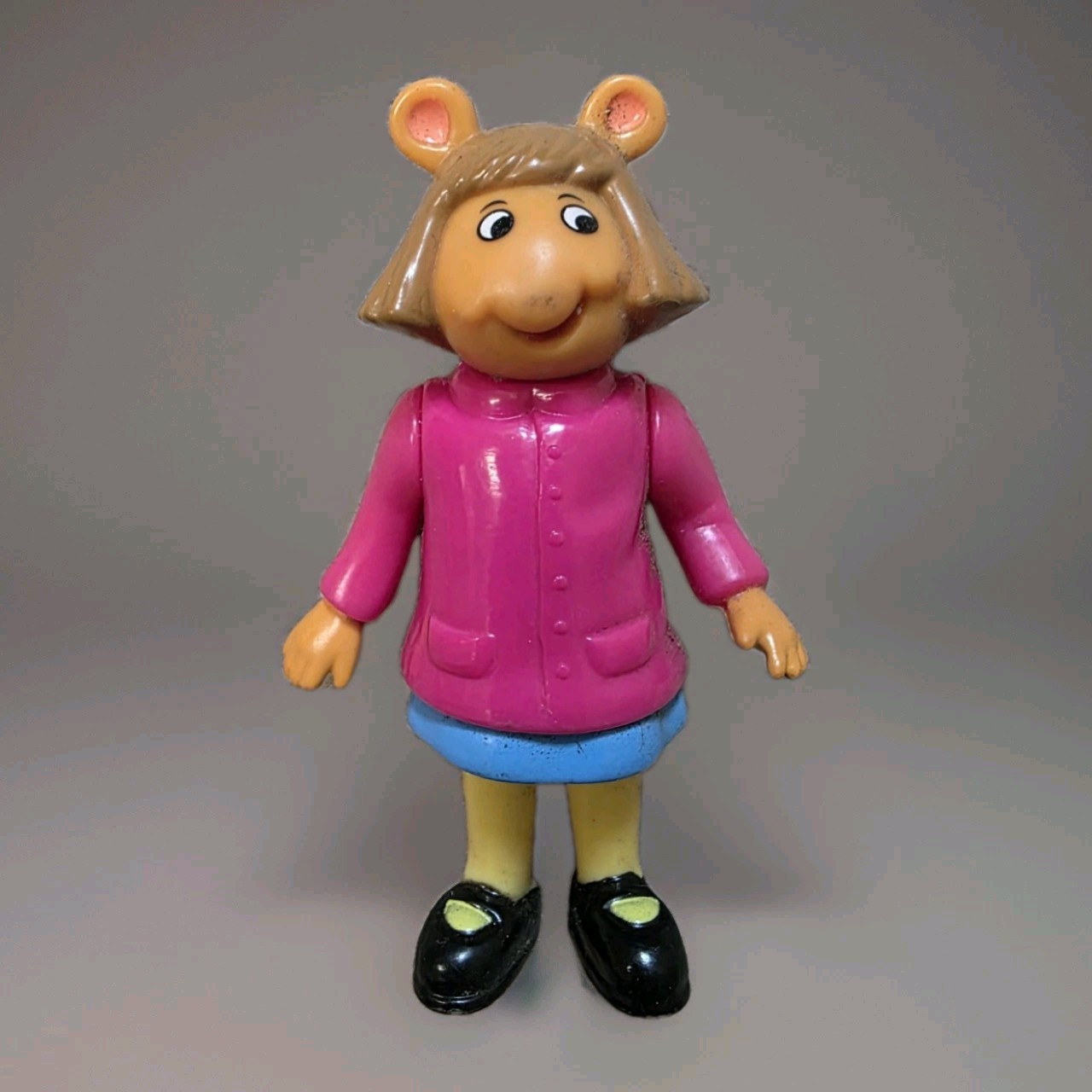 Vintage 1996 Arthur DW 3.25&Prime; Figure Hasbro Lydia Fox PBS Cartoon Book Character
