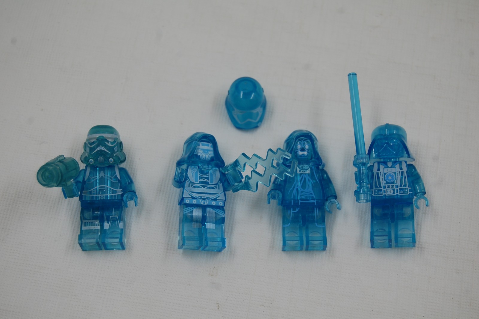 Star Wars Transparent Light Blue Ghost Minifigures Lot – Lego Comparable