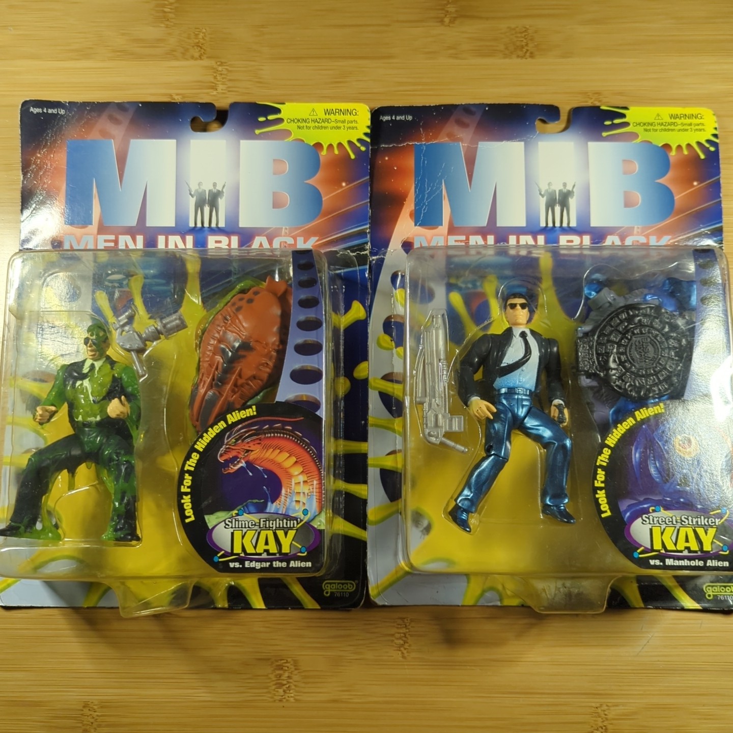 Men in Black Toys Slime Fightin&rsquo; Kay Street Striker Kay Action Figure 1997 Lot