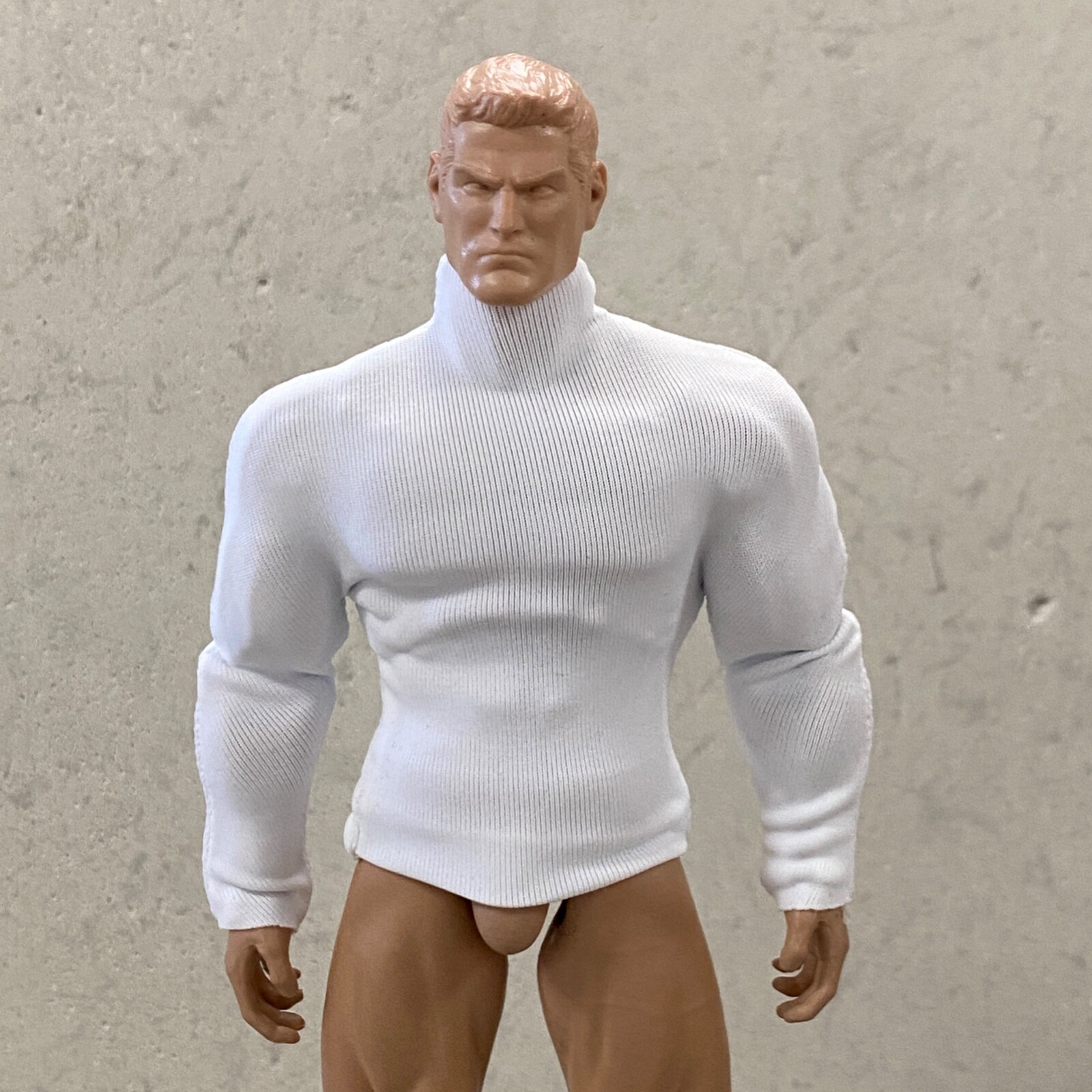 SU-CP-WT: White Long Sleeve compression shirt for 6&Prime;~7&Prime; Muscular Body