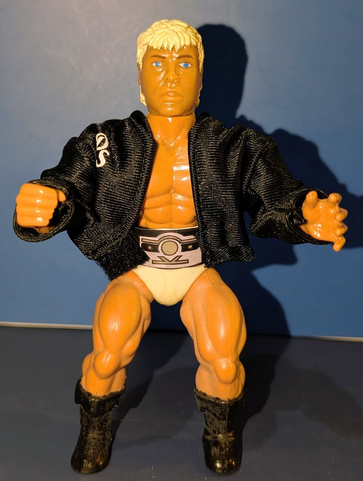 1985 Remco AWA Mat Mania Pretty Bo Doug Somers Wrestling Figure W/ Jacket & Belt