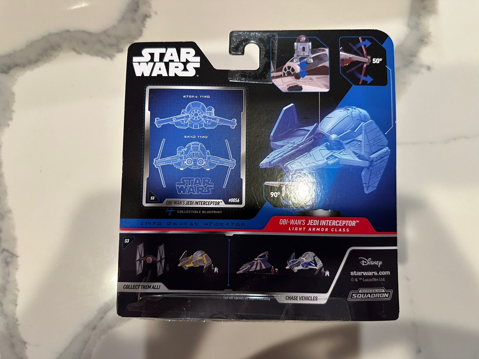 Star Wars The Micro Galaxy Squadron #0056 Obi-Wan’s Jedi Interceptor by Jazwares