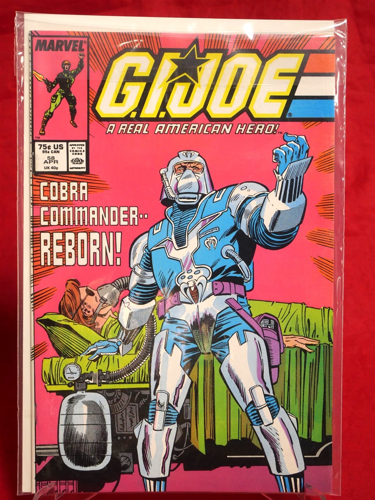 GI Joe Comic Book ARAH Issue #58 Marvel Comics Group A Real American Hero