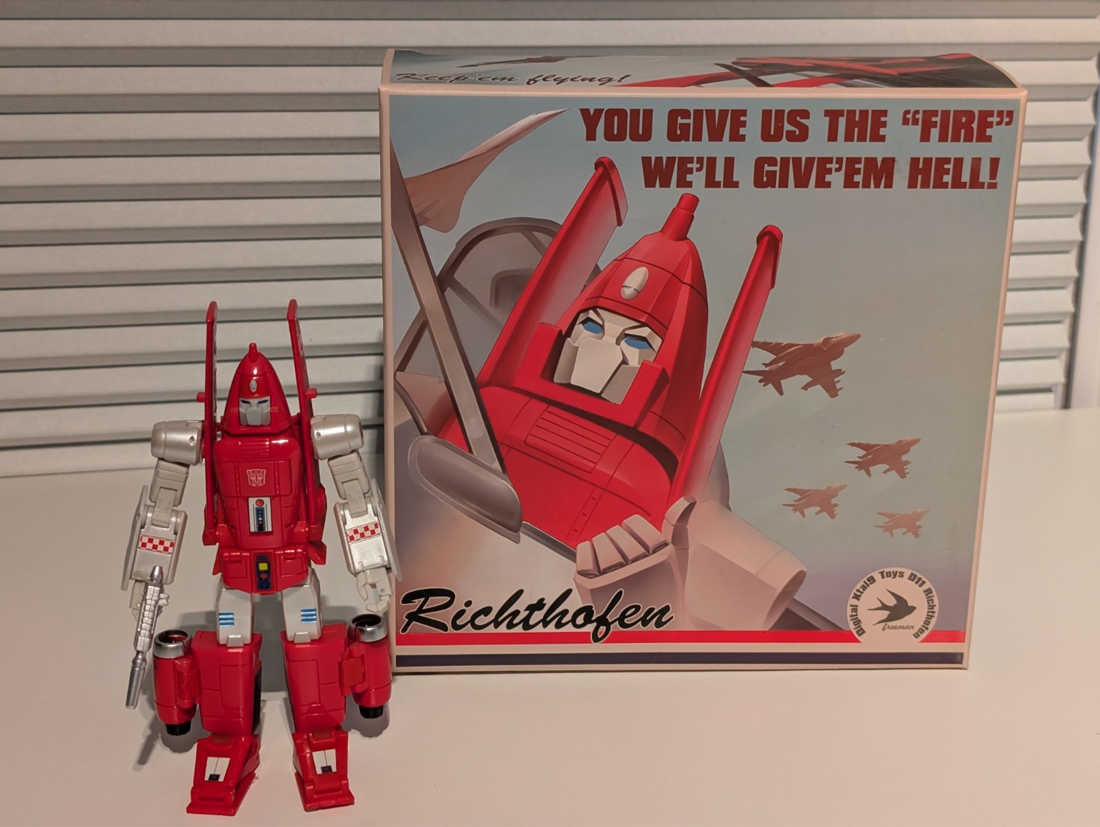 DX9 Richthofen Powerglide Transformers Masterpiece MP Scale Complete Mint