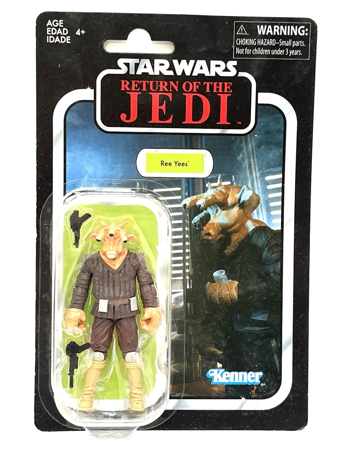 Hasbro Star Wars Vintage Collection Return Of The Jedi Ree-Yees Carded 3.75”