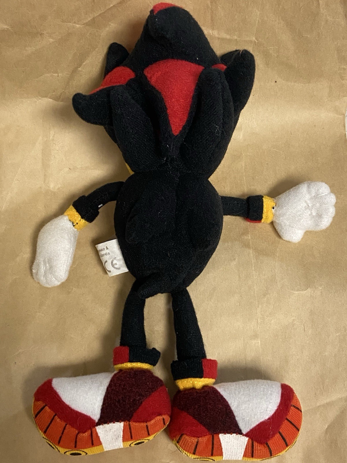 Sonic The Hedgehog Sonic X Shadow Plush Toy Gosh UK 10” Imperfect Used