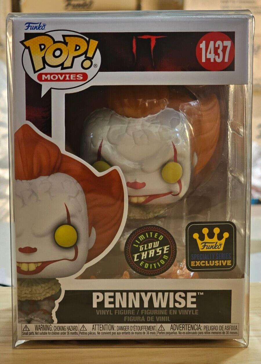 Funko Pop! Chase Stephen King&rsquo;s IT Pennywise Dancing GITD Specialty w/ Protector