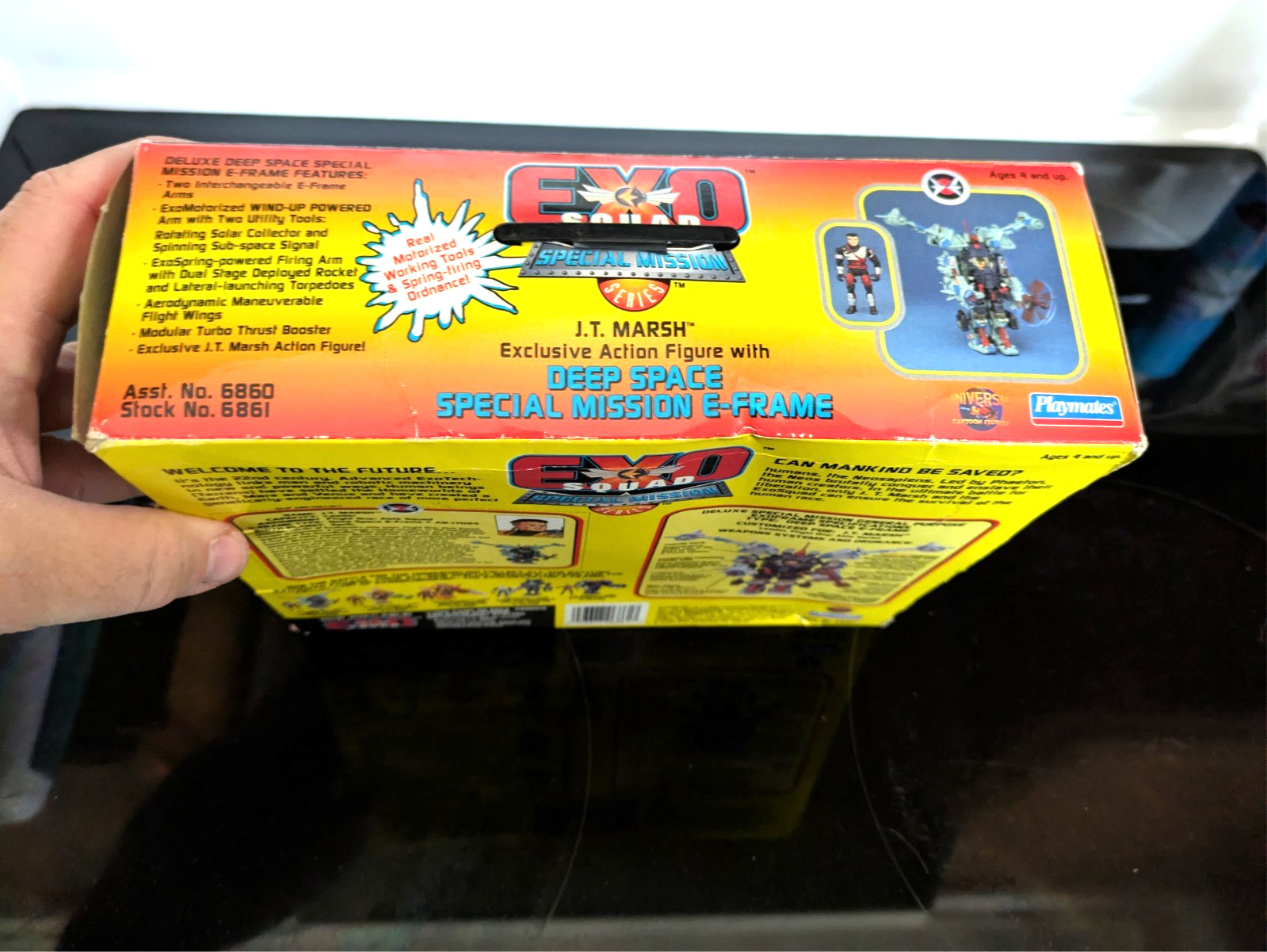 Exosquad JT Marsh Deep Space E-Frame Action Figure Box 1995 NEW OPEN BOX
