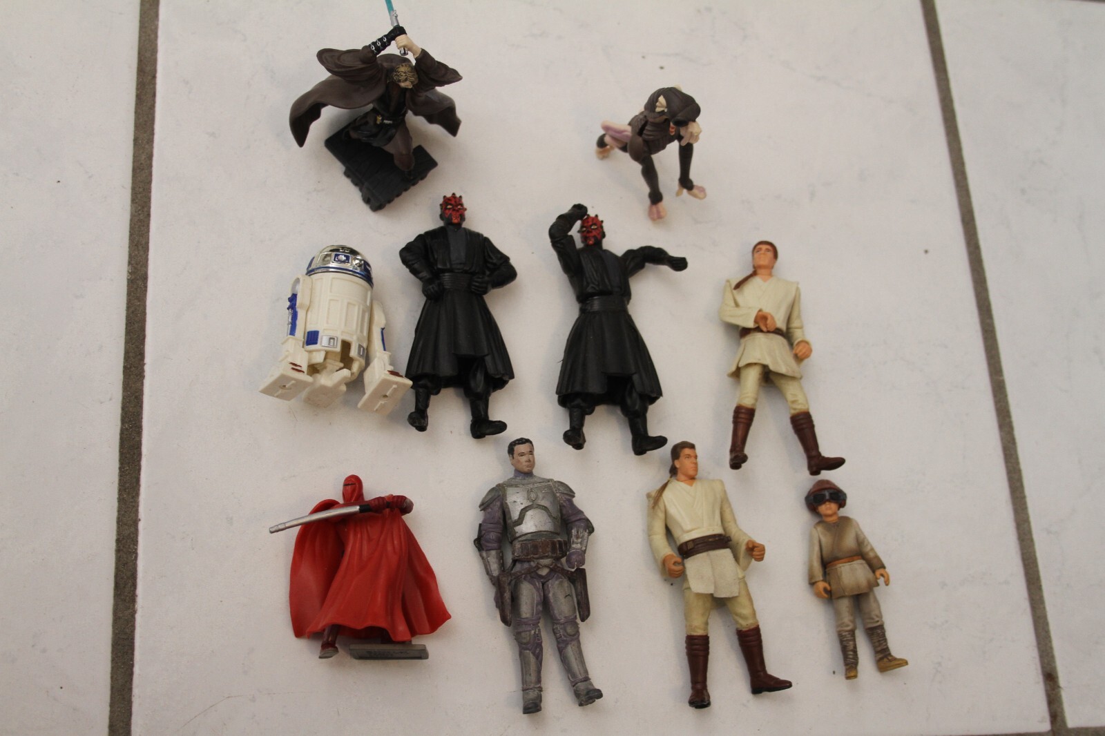 Lot Of 10 Star Wars Action Figures 3 3/4 Inch Hasbro LFL 1998-2006