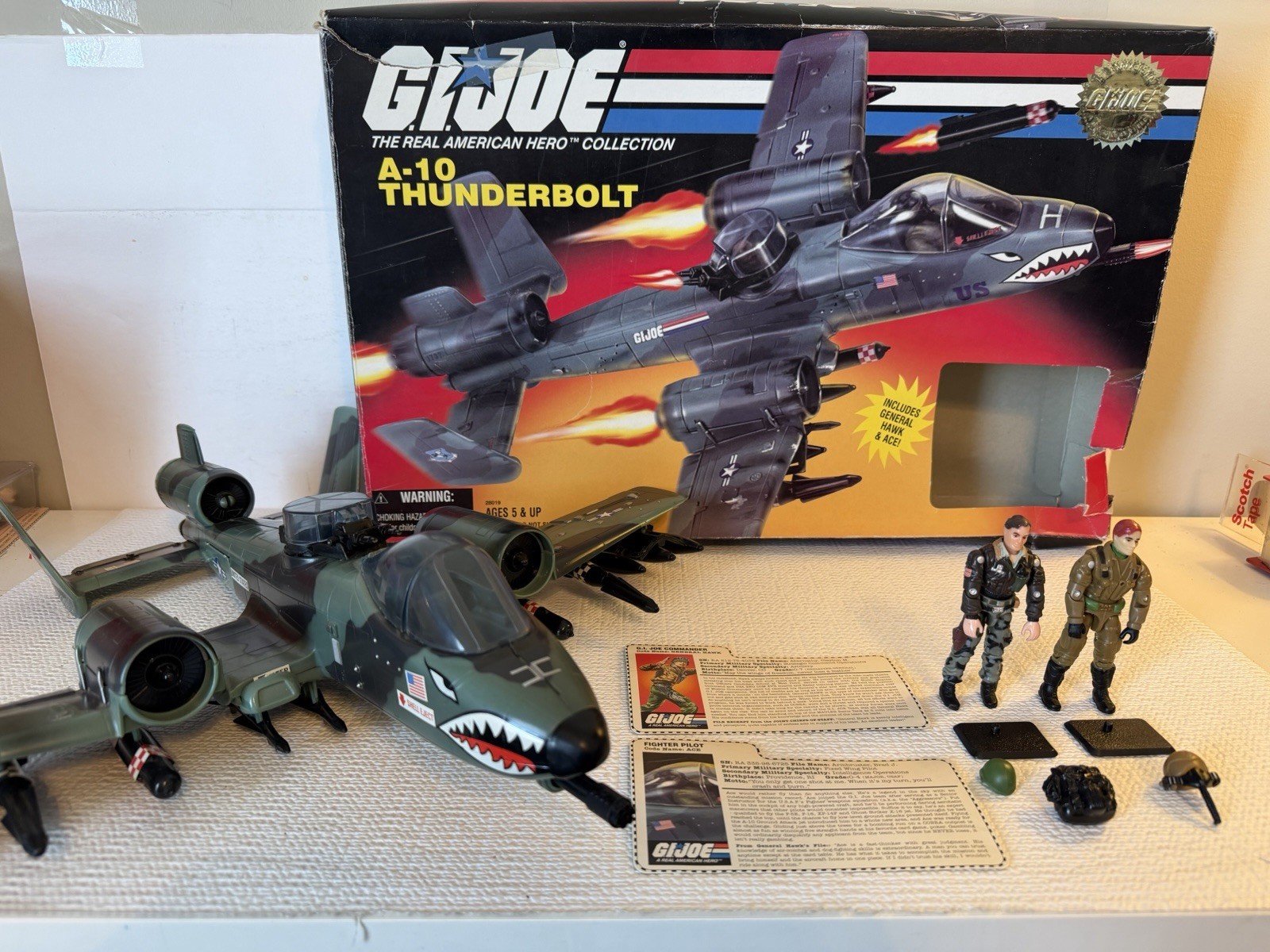 A-10 Thunderbolt 1998 TRU exclusive Rattler GI Joe Almost Complete Read
