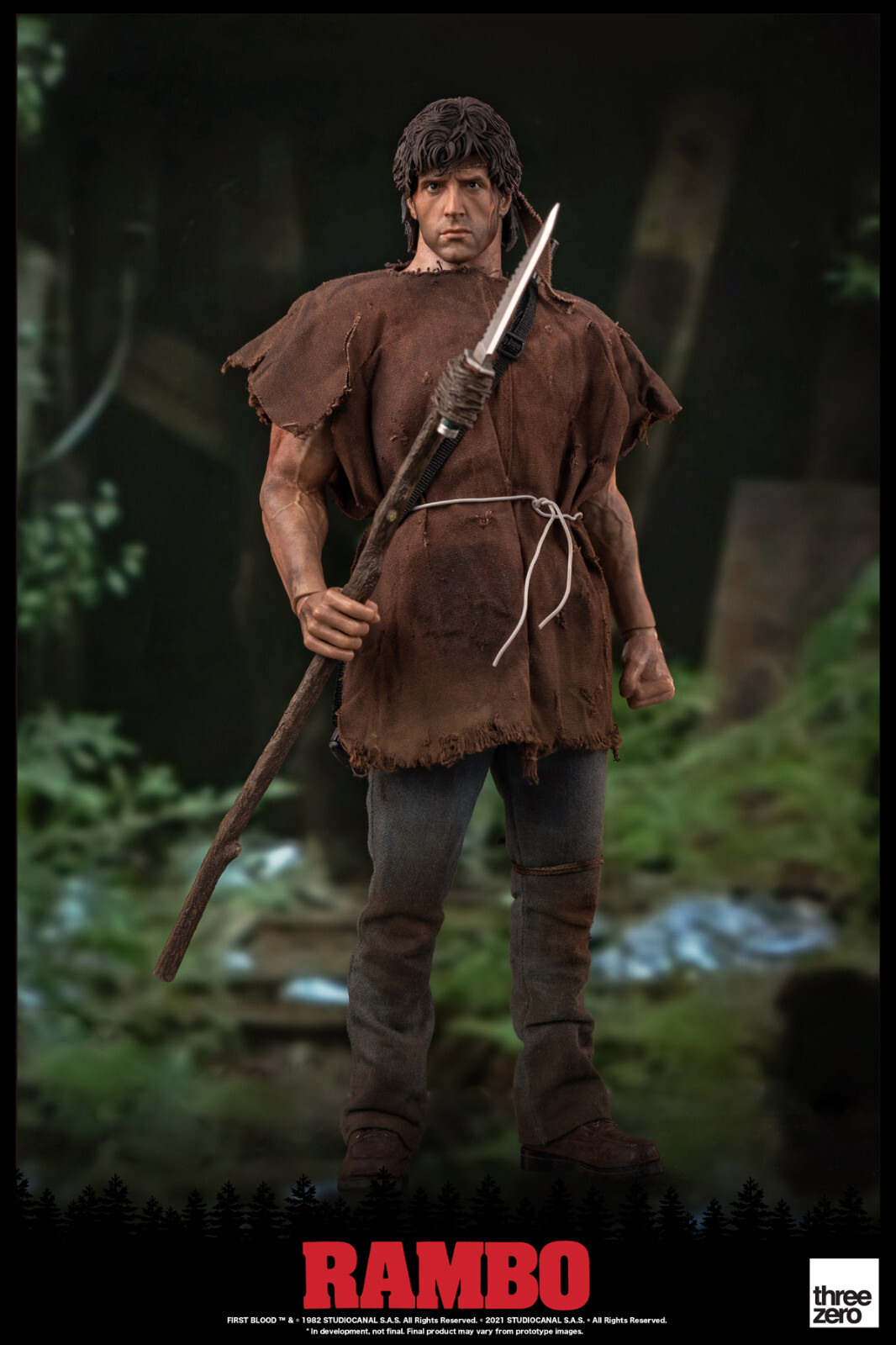 Threezero Three Zero Rambo First Blood 1/6 John Rambo Figure New USA