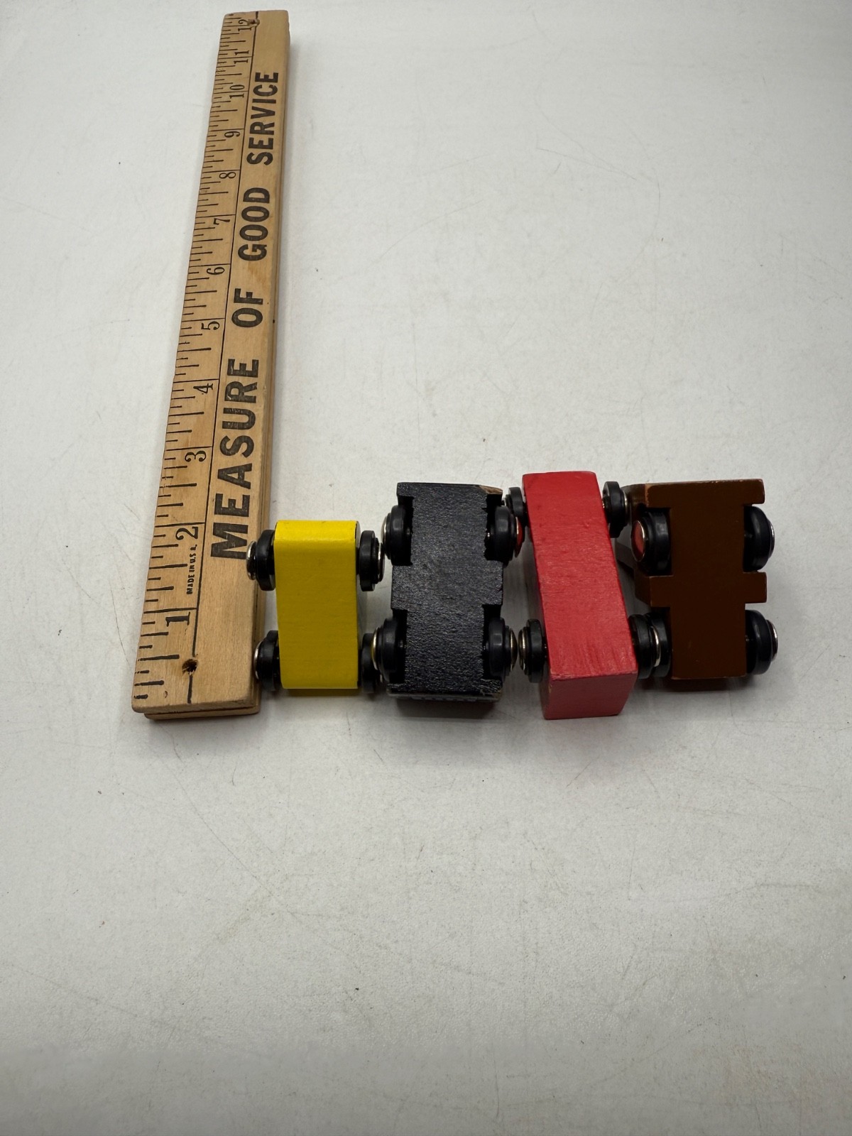 Assorted Wooden Vehicles Multicolor Possibly Thomas and Friends