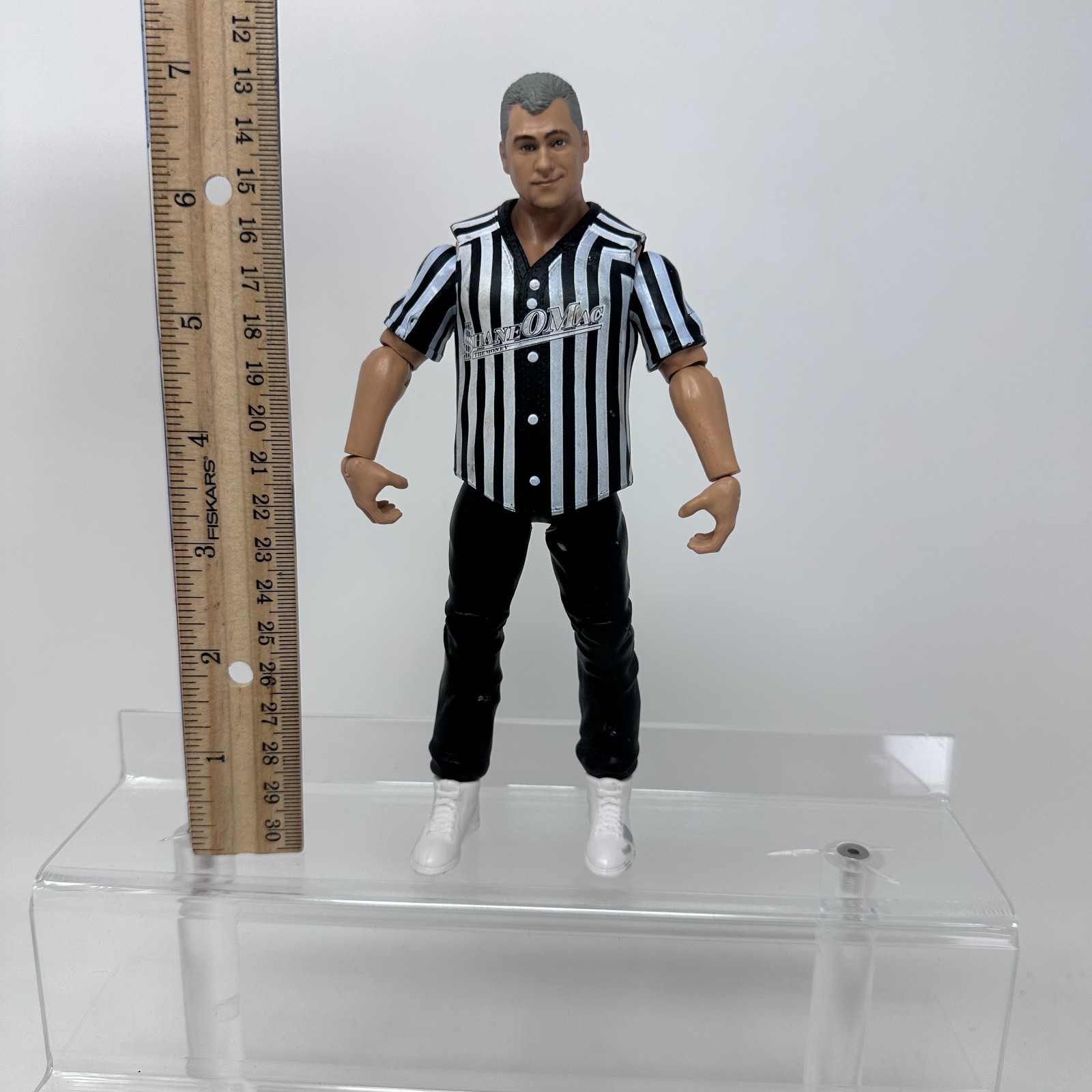 WWE Summerslam Shane McMahon Figure Mattel Wrestling Referee The Money Posable