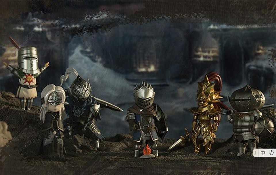 FULL SET OF 6 DARK SOULS VOLUME 1 VINYL TOY FIGURES ACTOYS SEALED CASE