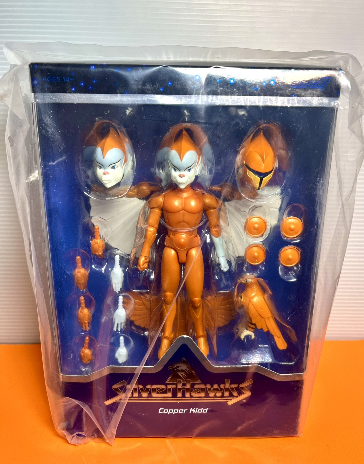 2025 Super7 SilverHawks Ultimates 7in/17.78cm Action Figure – COPPER KIDD