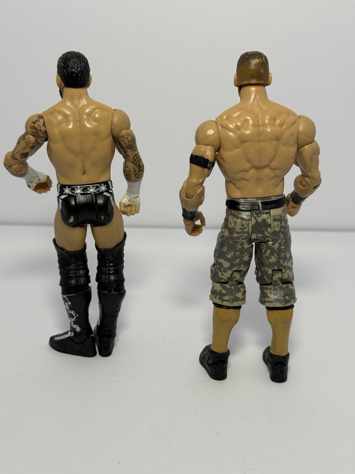 WWE Mattel John Cena & CM Punk Basic Figure Raw SuperShow Camo Superstar