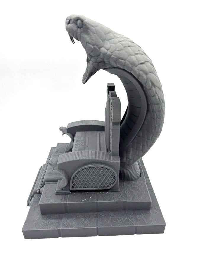 Custom Cobra Inspired Commander Throne (Royal) for 6 inch (1:12) Figure Diorama