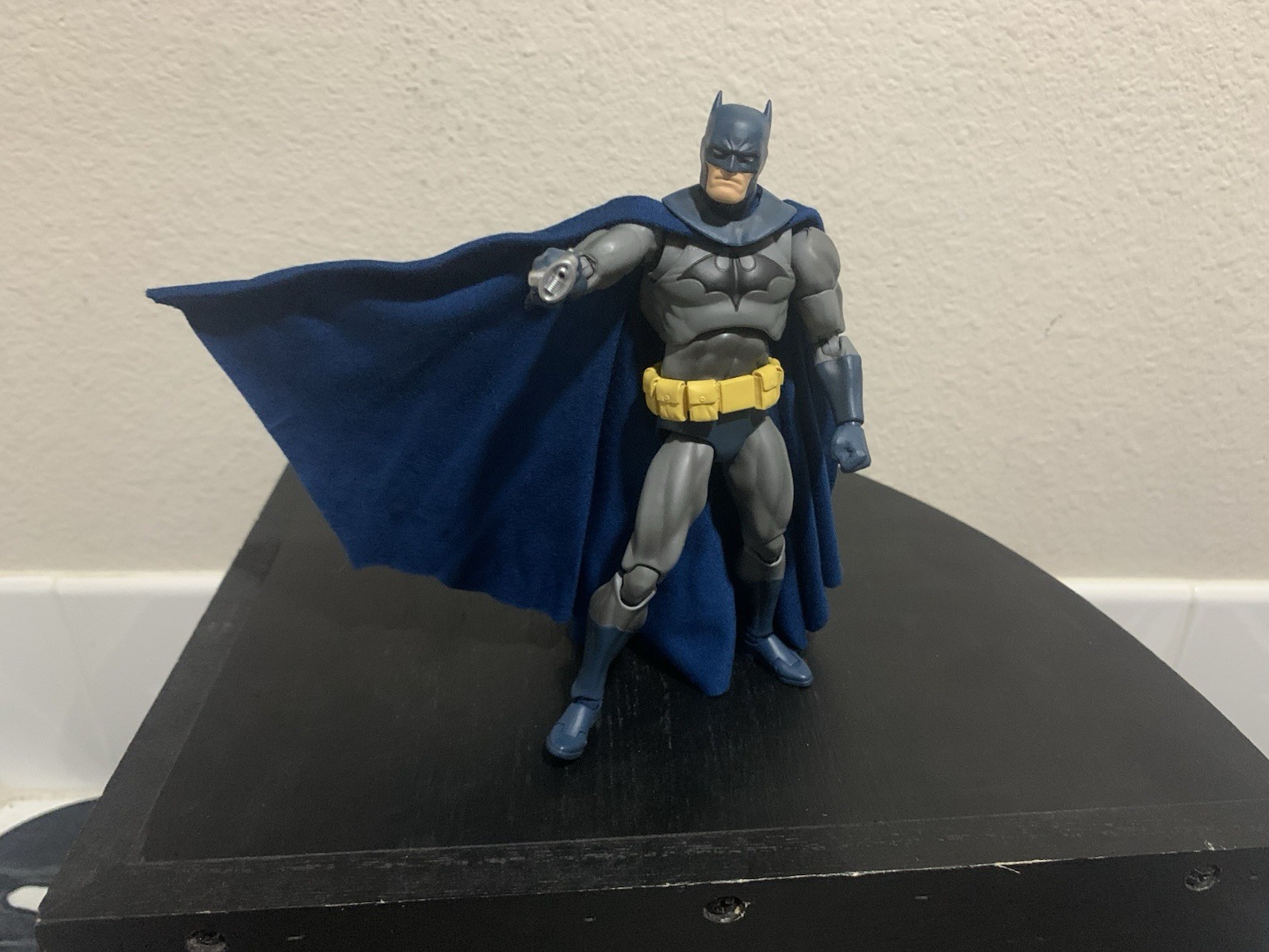 Custom Batman Mafex Hush Drape Cloth Wired Cape 1/12 Dc Multiverse NOT FIGURE