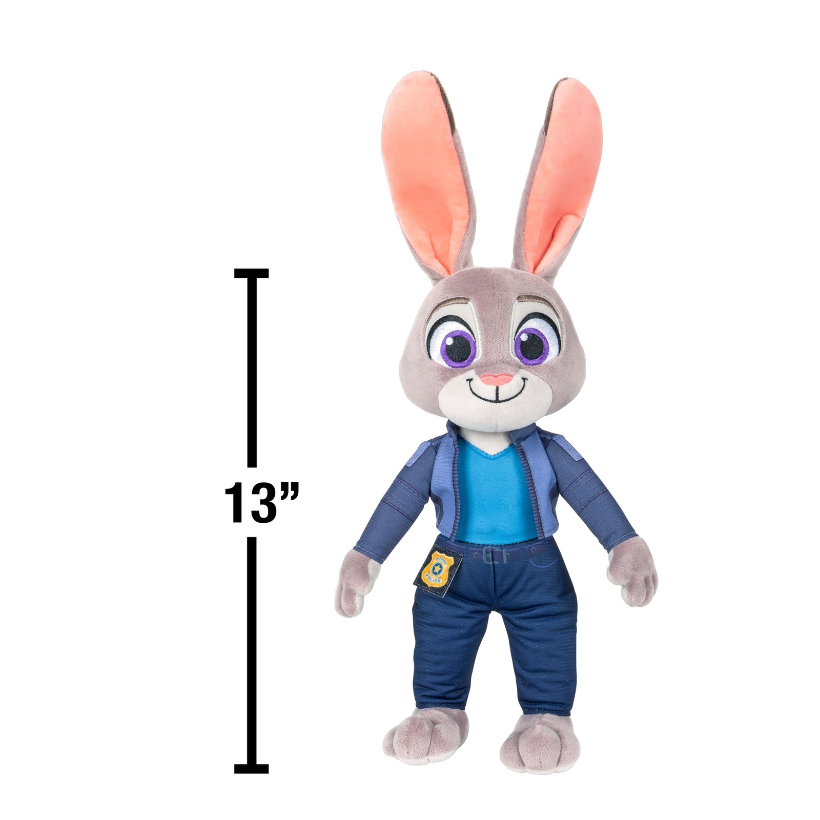 Disney’s Zootopia 2 14” Feature Plush Judy Hopps – 10+ Sounds and Phrases – P…