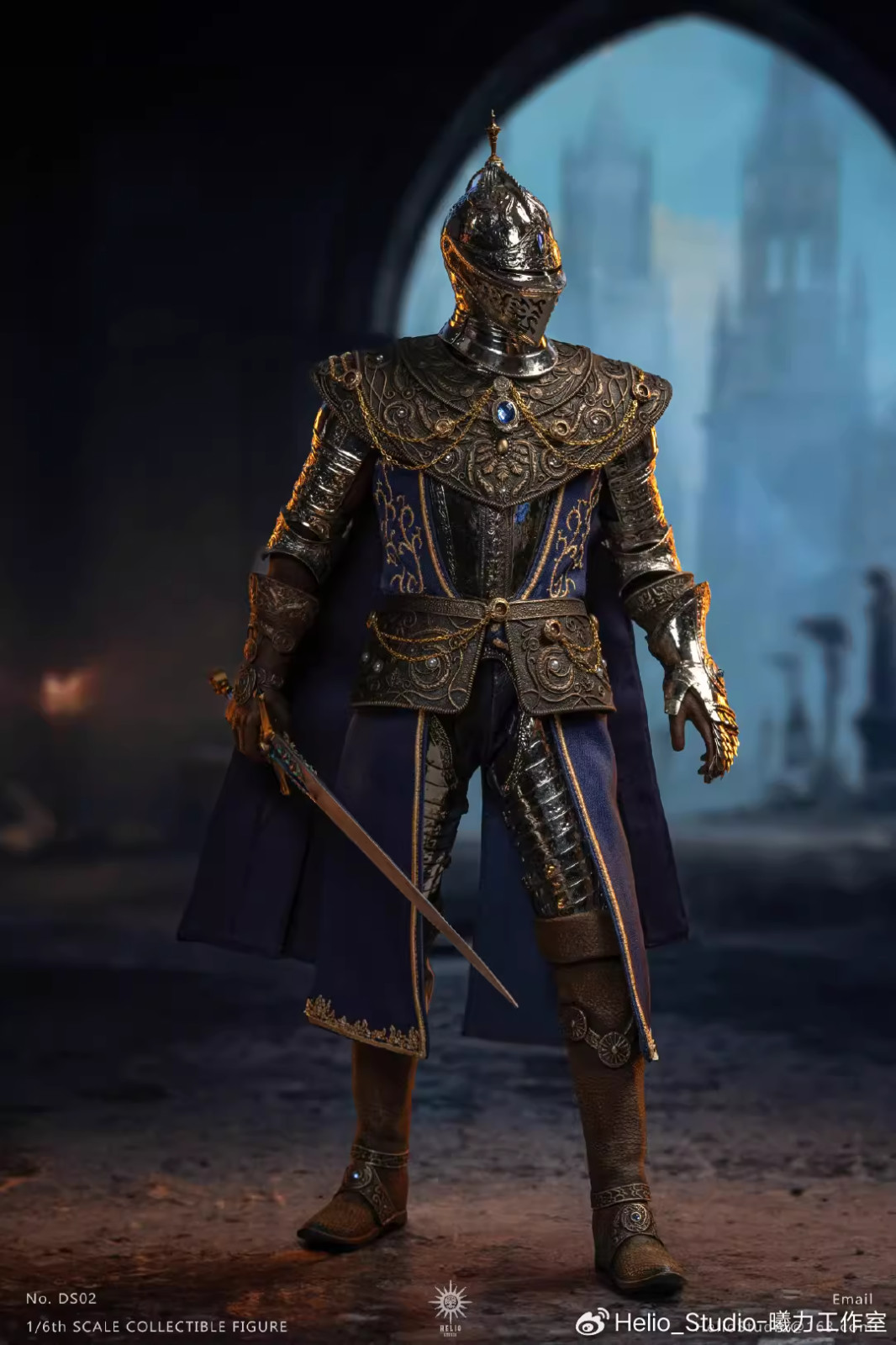 ​​Helio Studio 1/6 Enchanted Knight DS02 Action Figure In Stock 2025NEW