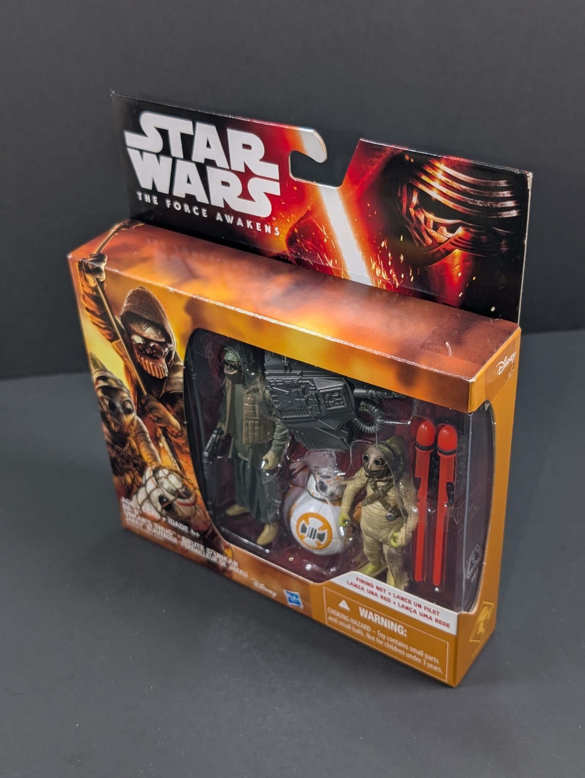 Star Wars The Force Awakens 3 Pack BB-8 Unkar&rsquo;s Thug Jakku Scavenger Figures