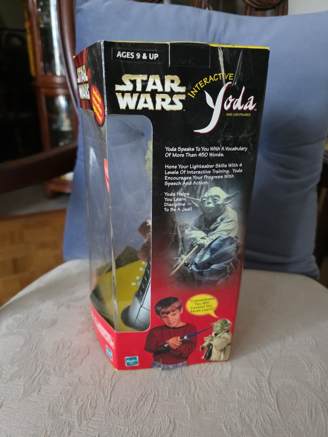 Star Wars Interactive Yoda & Lightsaber Action Figure Tiger Electronics KB Toys