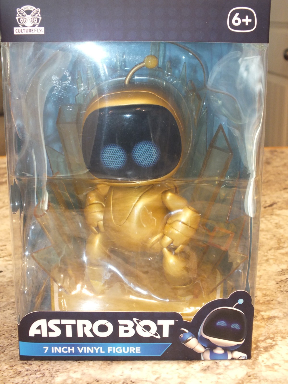 Astro Bot Gold Vinyl Figure 7-Inch by CultureFly – Limited Edition – New Sealed