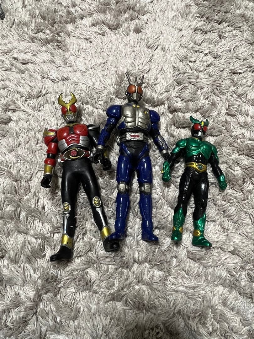 Kamen Rider Agito Kuuga G3 Soft Vinyl Figure Set Japanese