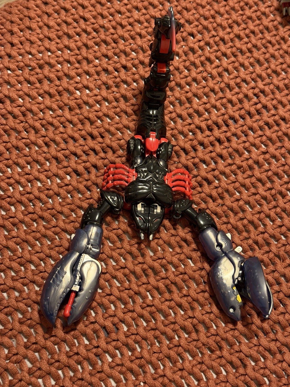 TRANSFORMERS BEAST WARS SCORPONOK MEGA CLASS COMPLETE WITH ALL MISSILES