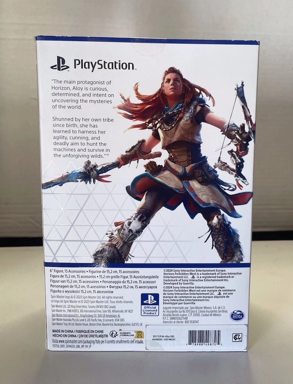 Spin Master Aloy Playstation Horizon II & God Of War Atreus Action Figure Lot 2