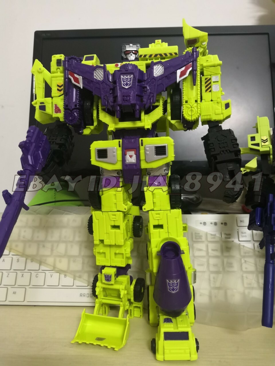Deformabl Robot Devastator 6 In 1 Action Figure 12&Prime; Engineering Truck Toys NoBox